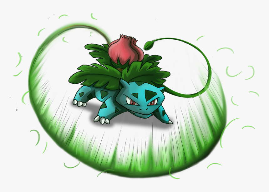 Ivysaur Used Vine Whip By Shinragod For The Ga-hq Pokemon - Ivysaur Fan Art, HD Png Download, Free Download