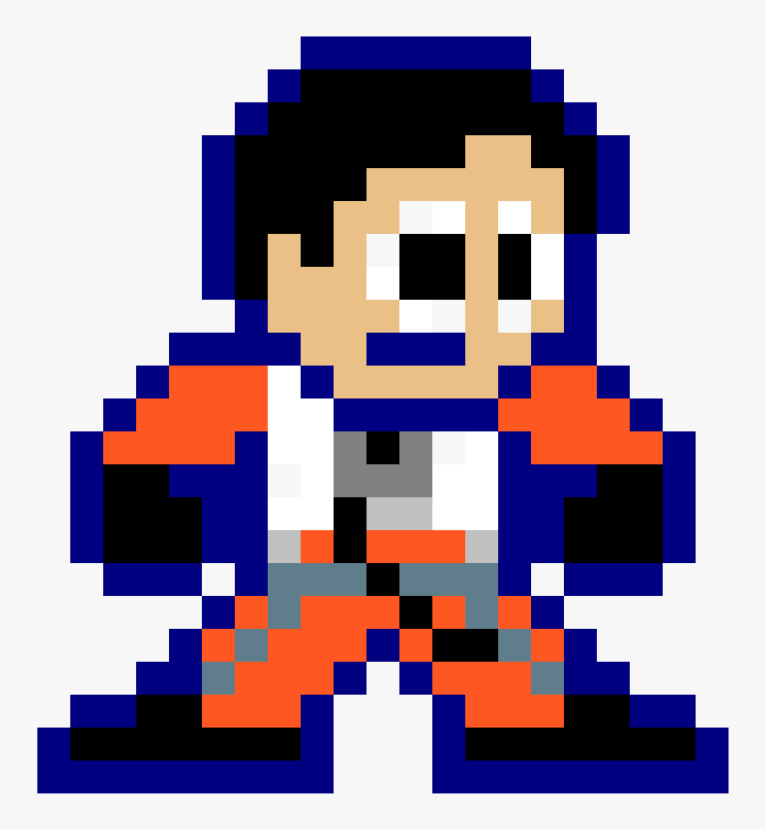 Mega Man Standing Sprite, HD Png Download, Free Download