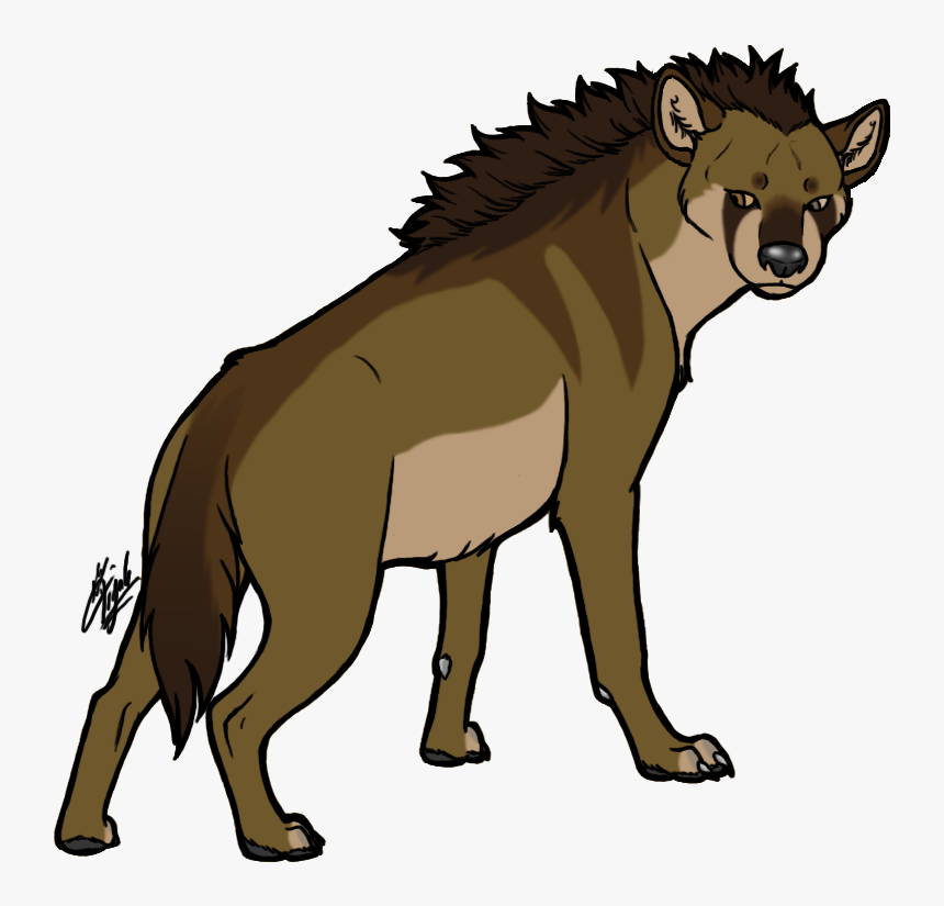 Hyena Png - Hiena Y Leon Dibujo, Transparent Png, Free Download