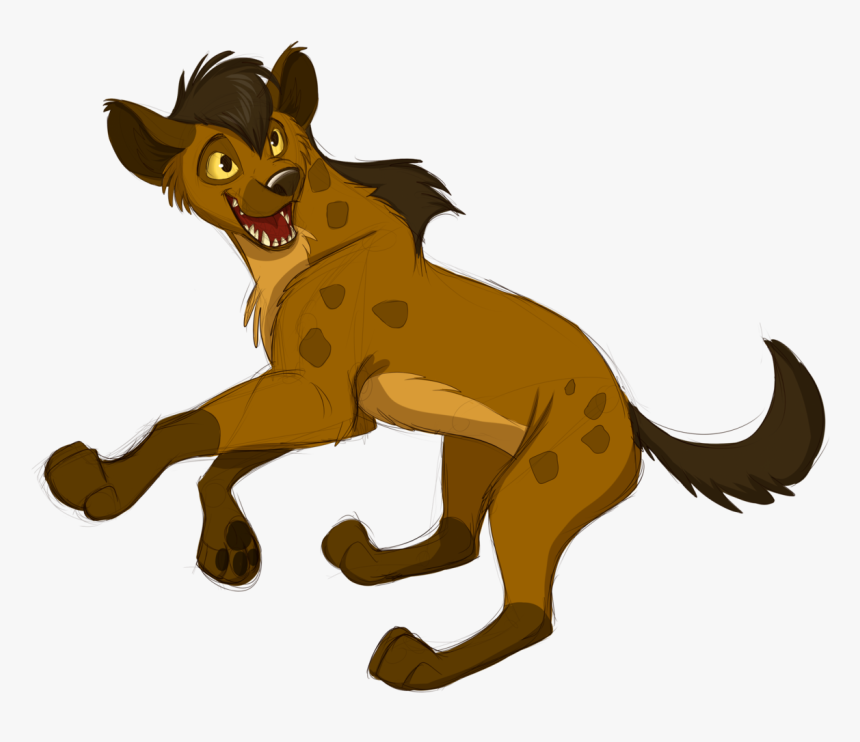 Drawn Hyena Clip Art - Hyena Lion King Transparent Background, HD Png Download, Free Download