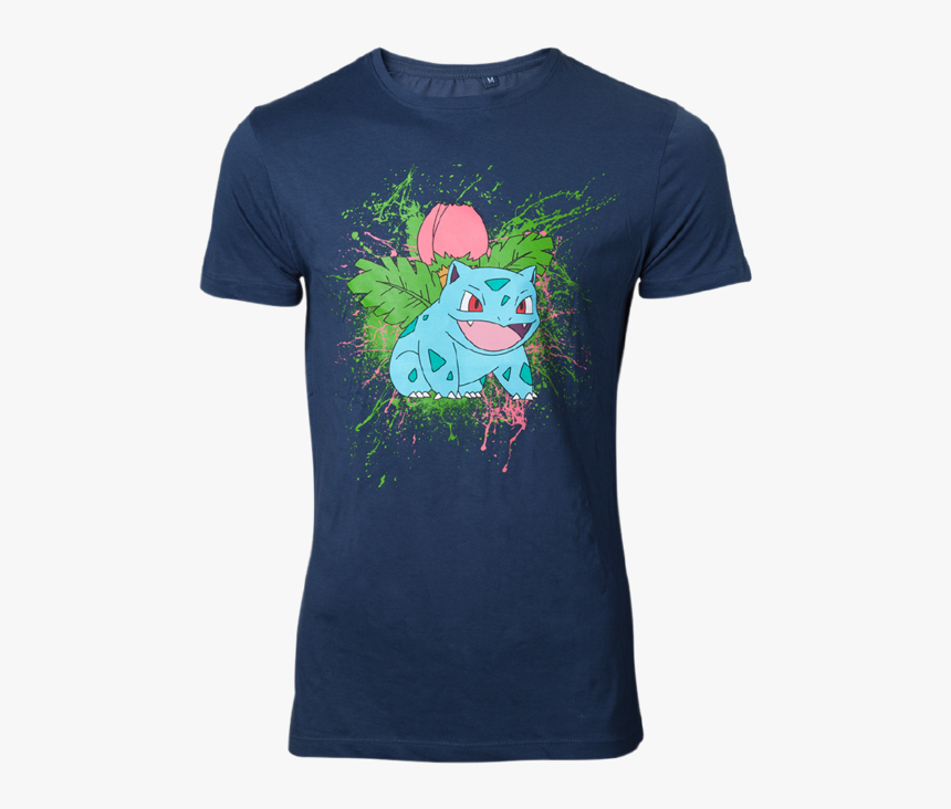 Pokemon Navy Ivysaur Splatter - Mermaid, HD Png Download, Free Download