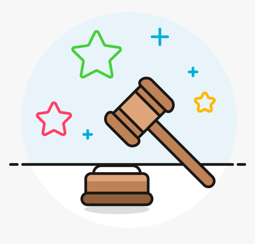 03 Law Court Hammer Judge , Png Download - Judge, Transparent Png, Free Download