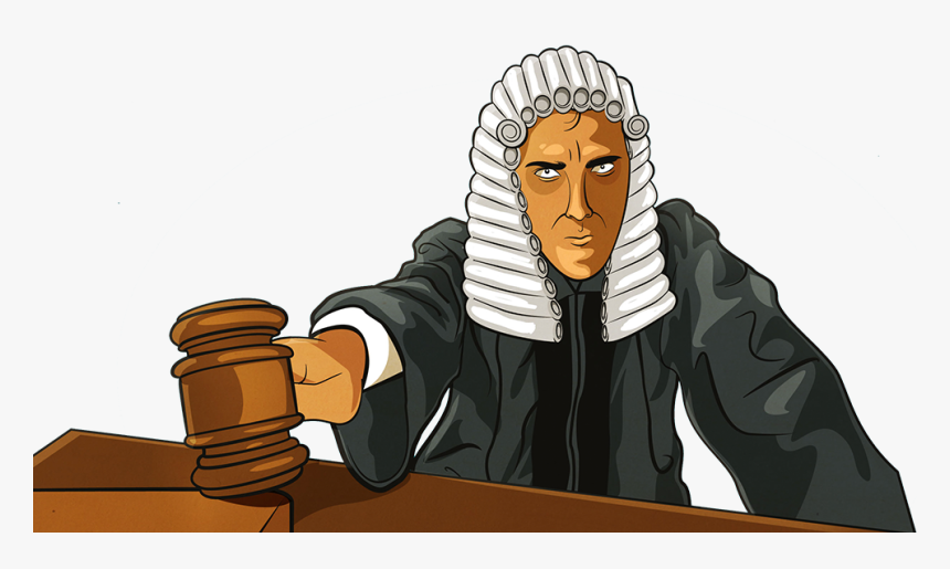 Powdered Wig And Gavel, HD Png Download, Free Download