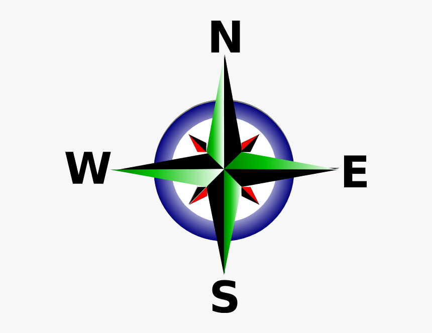 Compass Compas Clipart Kid Transparent Png - Clip Art North South East West Symbol, Png Download, Free Download