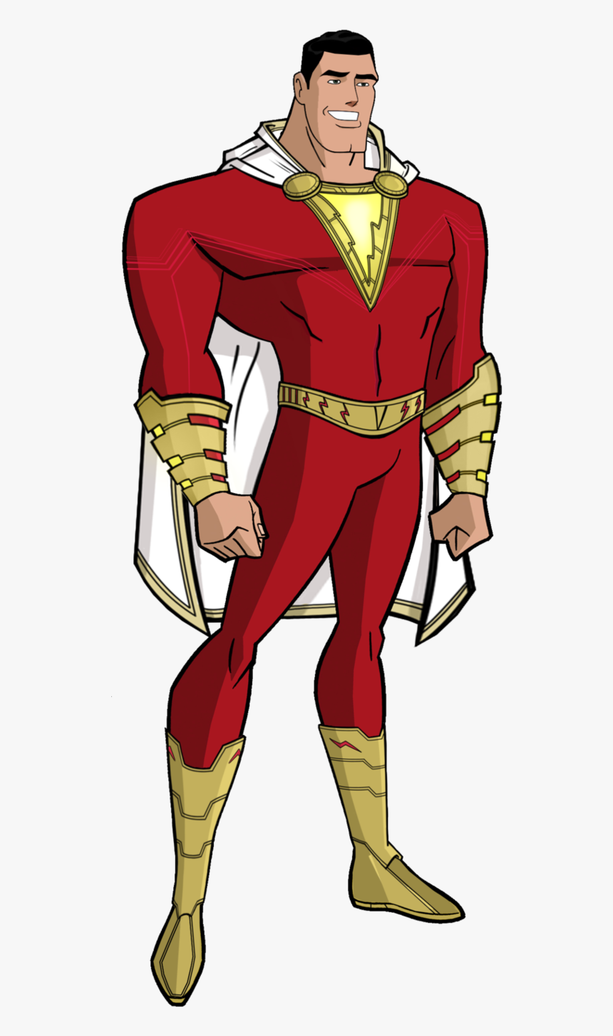 Comic Shazam Png Image Background - Jlu Shazam, Transparent Png, Free Download