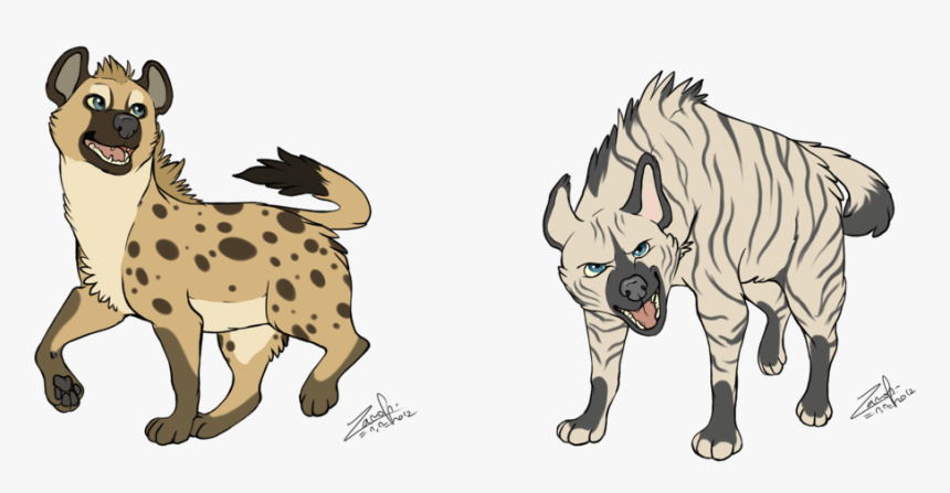 Transparent Hyenas Clipart - Drawing Striped Hyena, HD Png Download, Free Download