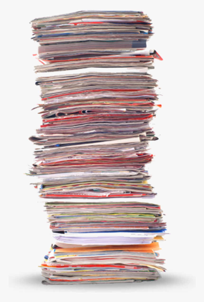 Newspaper Stack Png Download - Stack Of Files Transparent, Png Download, Free Download