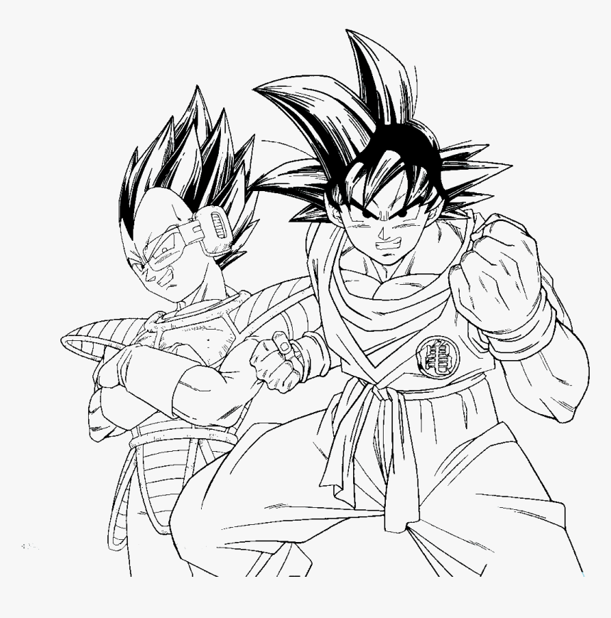 Dbz Kid Buu Coloring Pages - Dragon Ball Z Cell Coloring Page, HD Png Download, Free Download