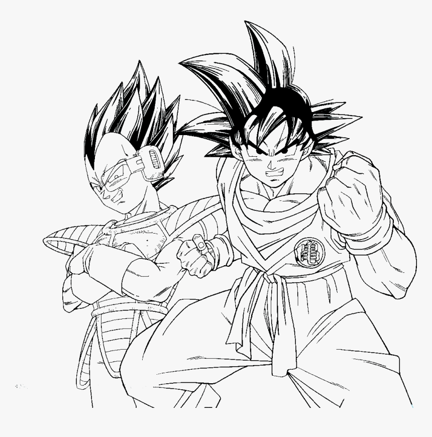 Dbz Kid Buu Coloring Pages Dragon Ball Z Cell Coloring Page Hd Png Download Kindpng