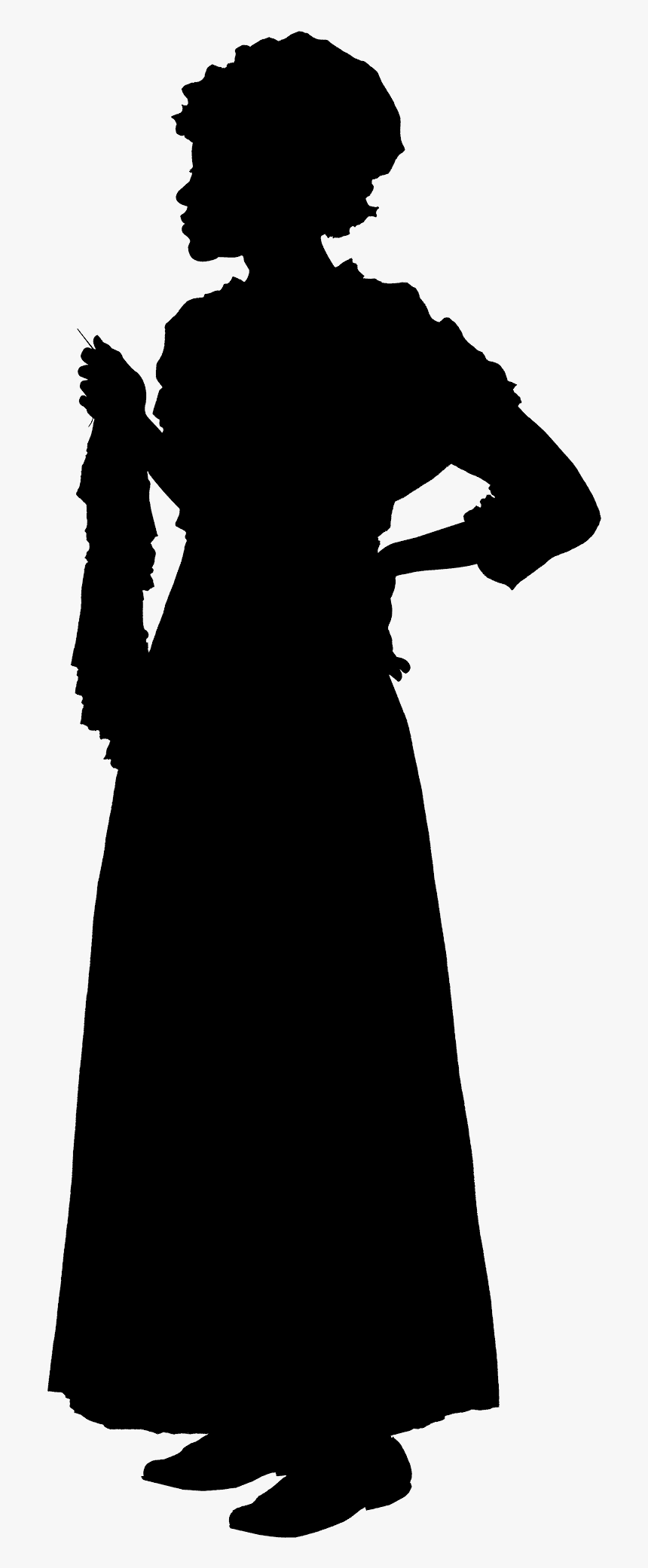 Silhouette Of Ona Judge From Lives Bound Together, - Silhouette Of A Slave, HD Png Download, Free Download
