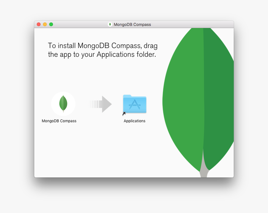 / Images/osx Install Dialog - Mongodb Compass Ubuntu, HD Png Download, Free Download