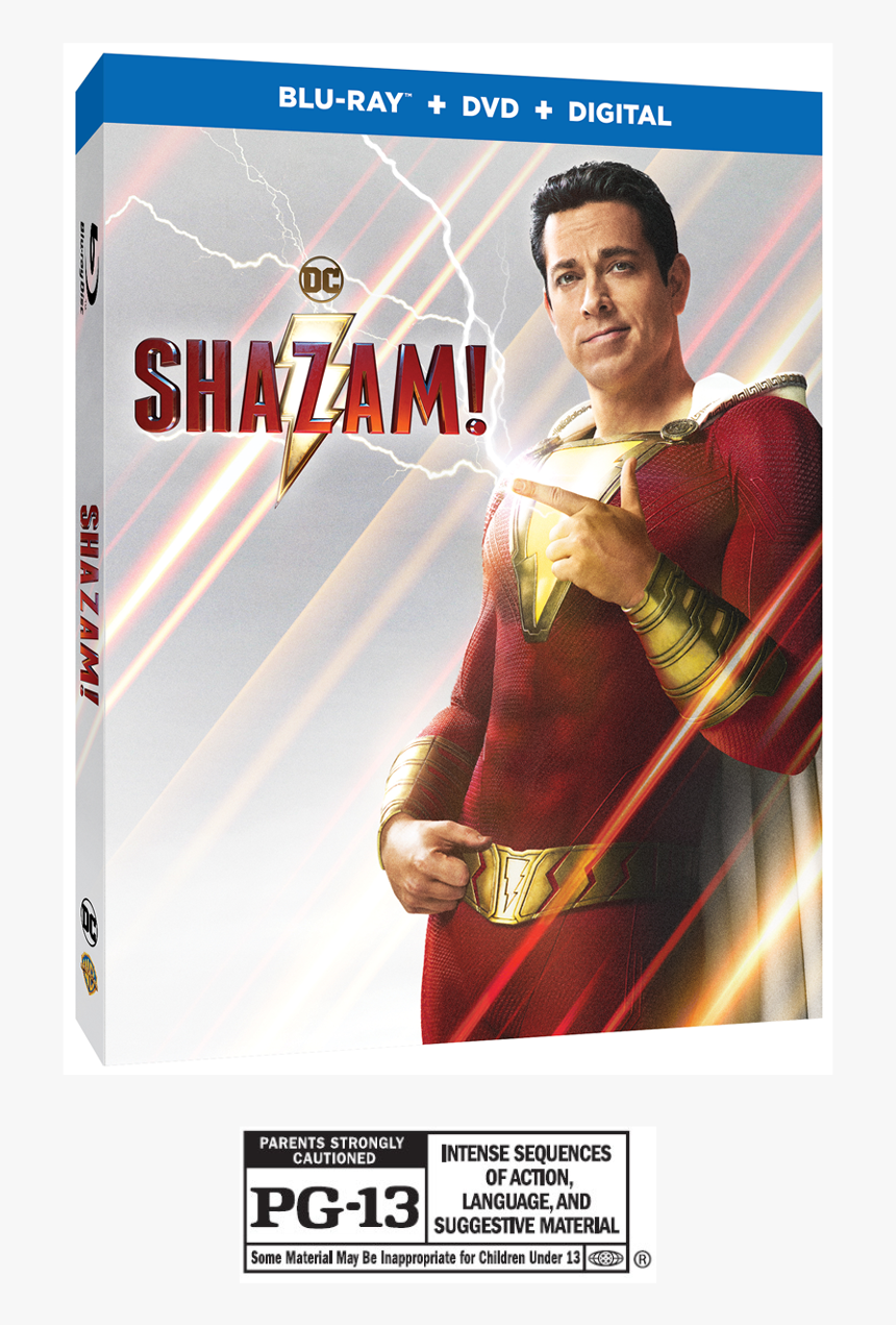 Shazam 19 Blu Ray Cover Hd Png Download Kindpng