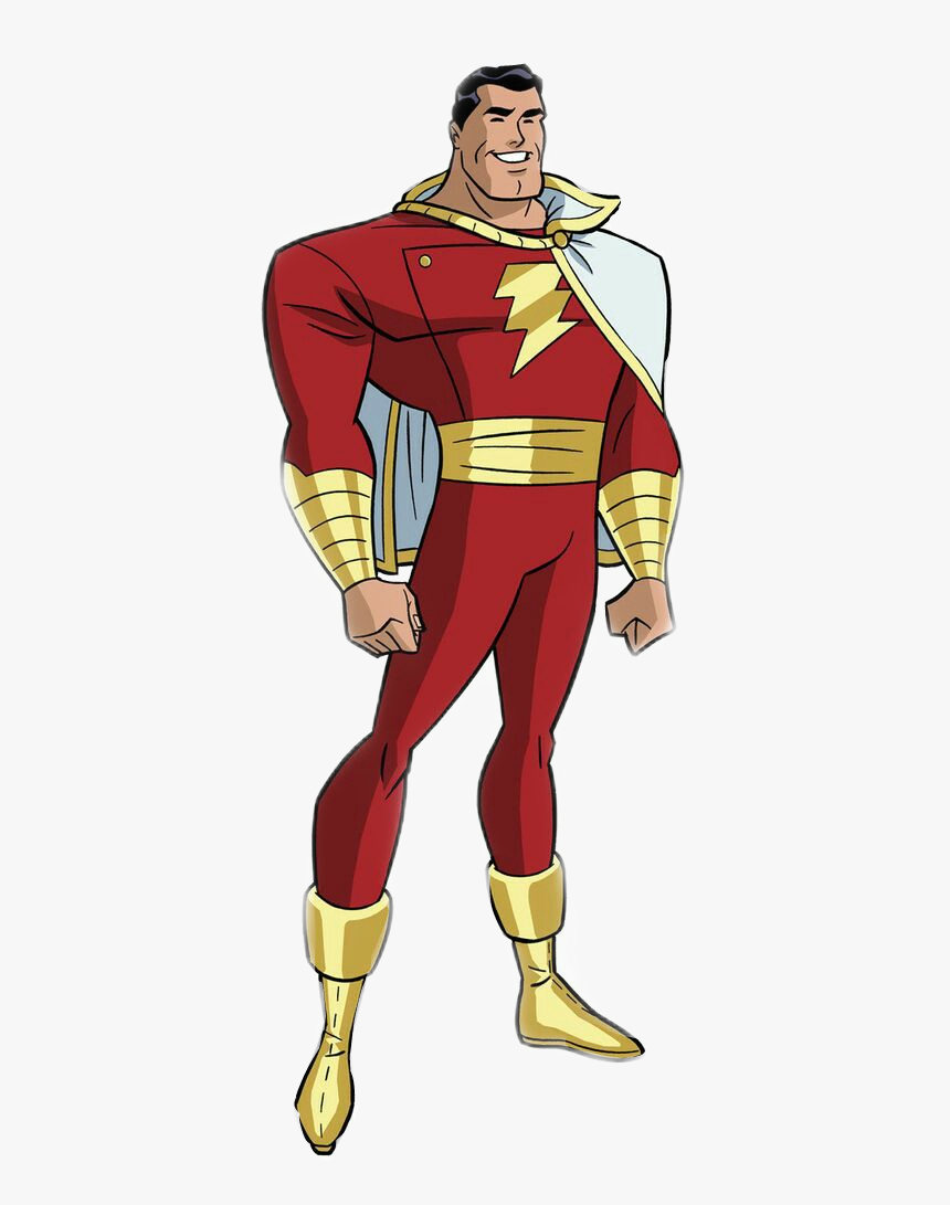 Transparent Shazam Clipart - Justice League Animated Series Shazam, HD Png Download, Free Download