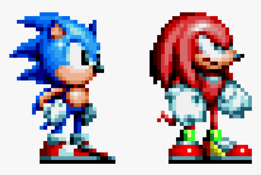 Transparent Espio Png - Sonic Mania Knuckles Pixel, Png Download, Free Download