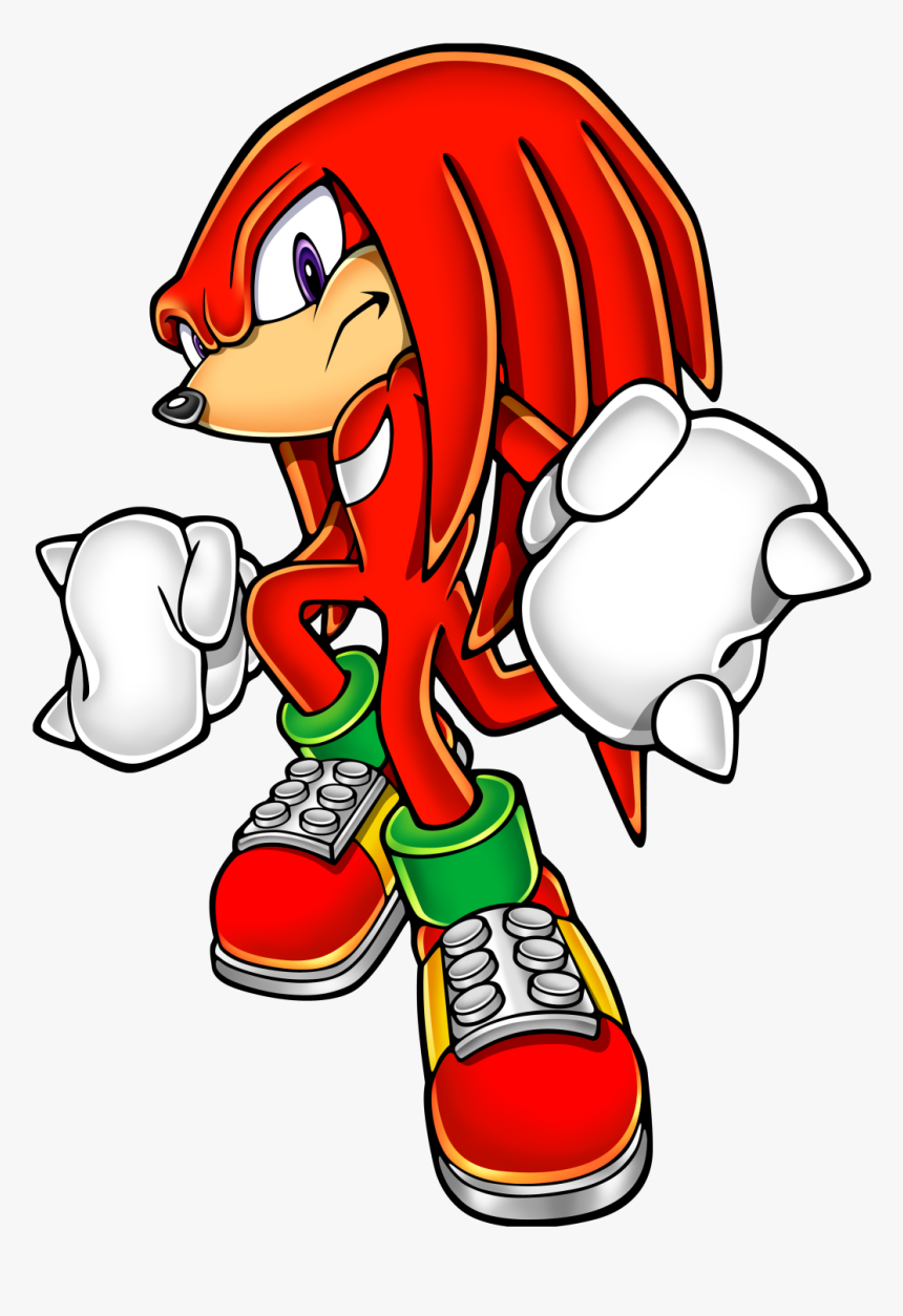 Knuckles The Echidna Gallery - Knuckles Sonic Advance 3, HD Png Download, Free Download