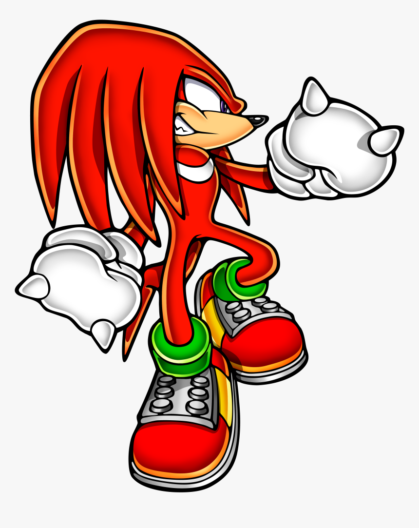 Sonic The Hedgehog Clipart Knuckles The Echidna - Sonic Adventure 2 Knuckles, HD Png Download, Free Download