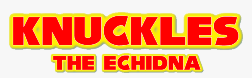 Knuckles The Echidna Sonic The Hedgehog 3 Sonic & Knuckles - Sign, HD Png Download, Free Download