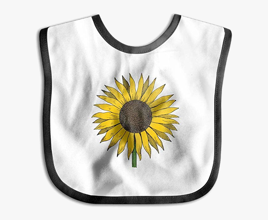 Sunflower Clipart Baby Boy Drool Bibs Soft And Hypoallergenic - Sunflower Art Of Clip, HD Png Download, Free Download