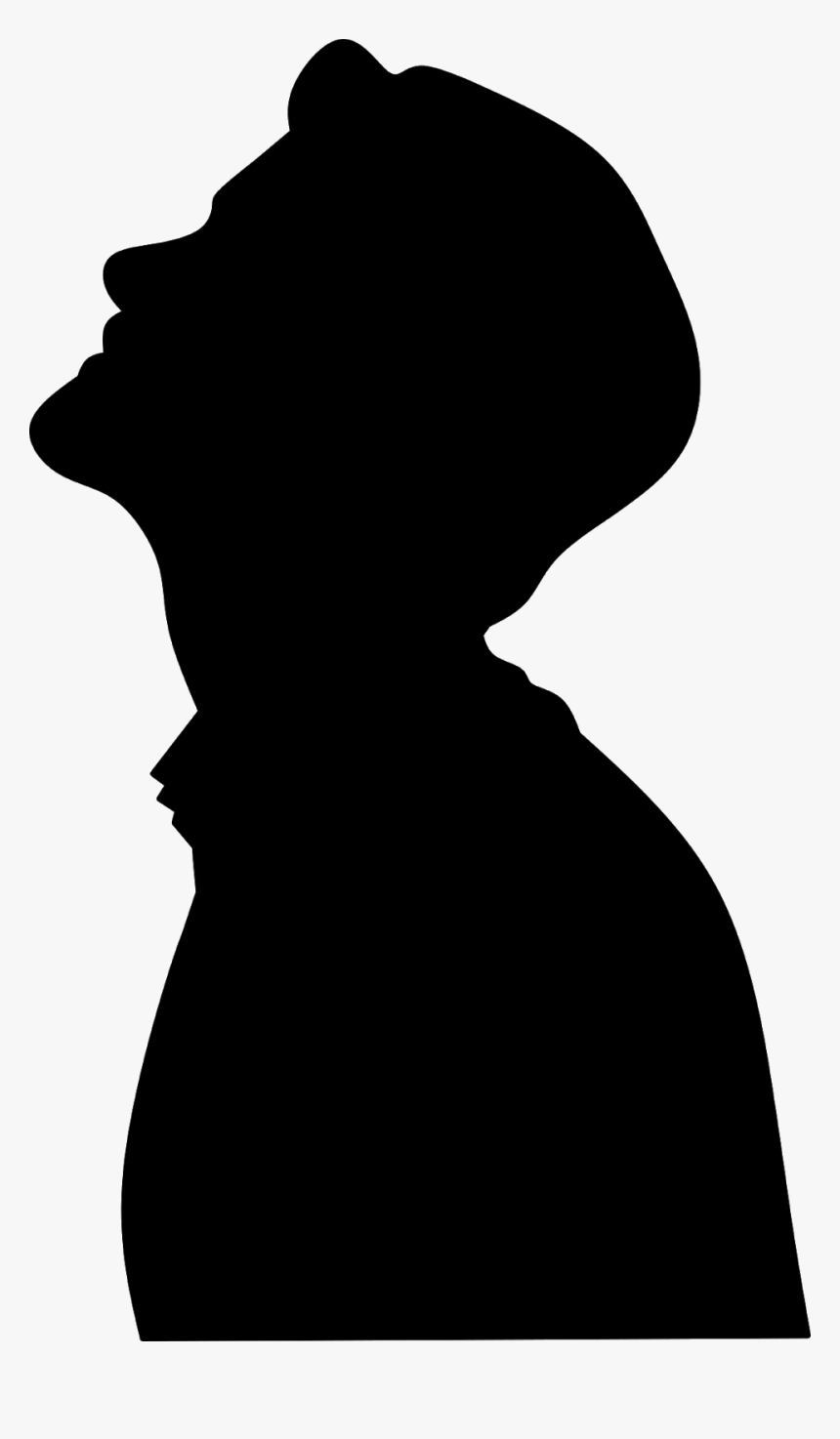 Man, Face, Silhouette, Thinking, Looking, Alone, Attractive, - Man Face Silhouette Png, Transparent Png, Free Download