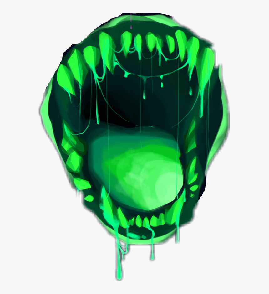 Transparent Drool Clipart - Drooling Monster Mouth, HD Png Download, Free Download