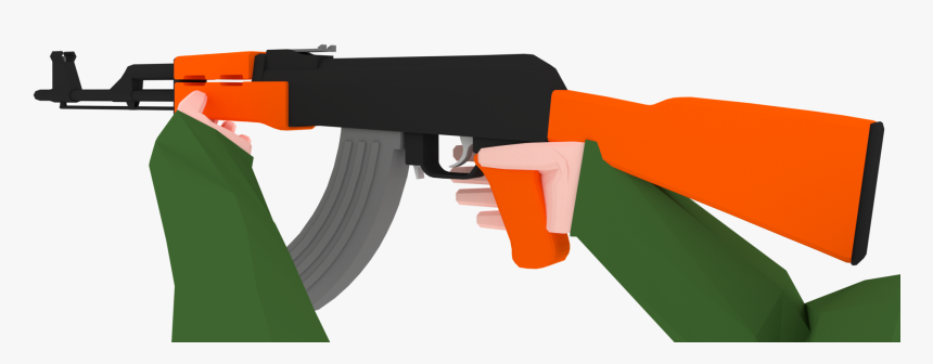 Gun Clipart Fps - Low Poly Fps Hands, HD Png Download, Free Download