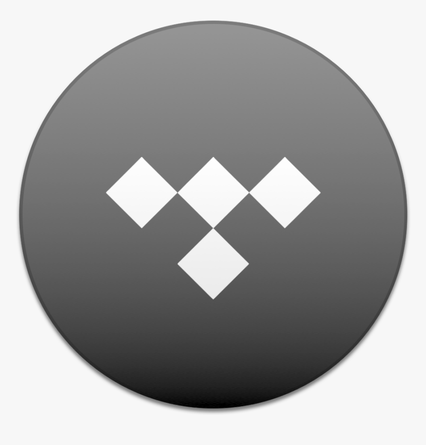 Kisspng Tidal Comparison Of On Demand Music Streaming - Tidal Round Icon, Transparent Png, Free Download