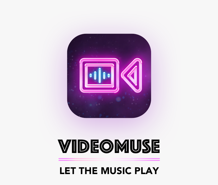 Videomuse Icon And Wordmark@2x, HD Png Download, Free Download