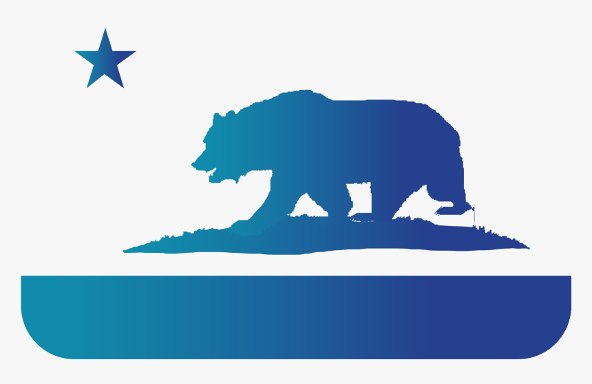 Transparent California Silhouette Png - California State Flag Drawing, Png Download, Free Download