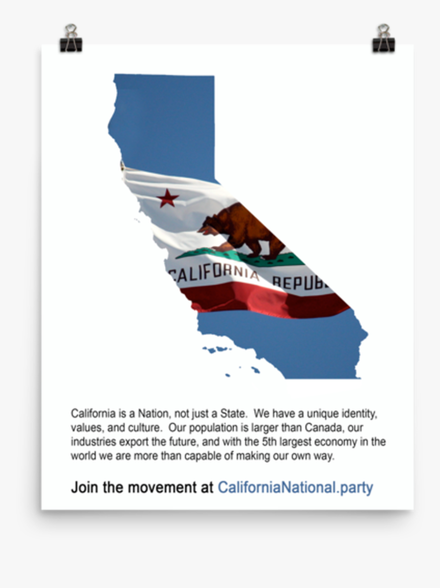 Cnp California Map And Flag, Glossy Poster - California Proposition 65, HD Png Download, Free Download