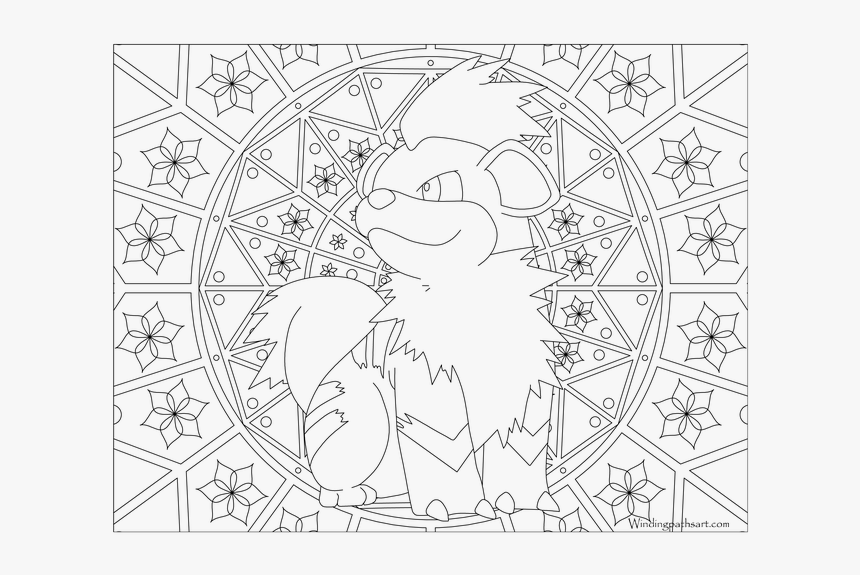 Pokemon Mandala Coloring Pages, HD Png Download - kindpng