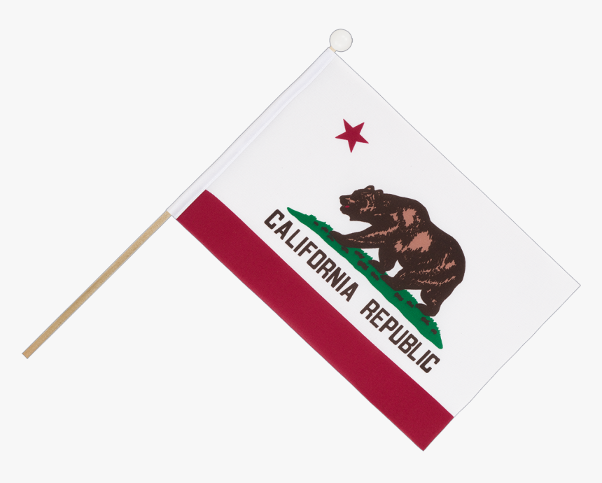 Hand Waving Flag California - California State Flag, HD Png Download, Free Download