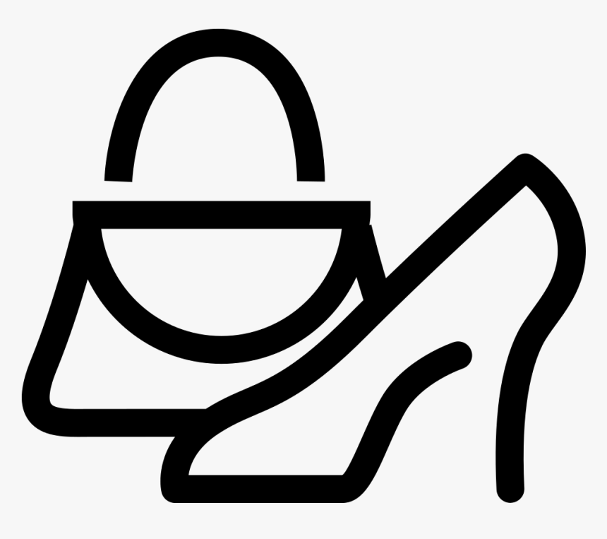 Png File Svg - Shoes And Bag Icon, Transparent Png, Free Download