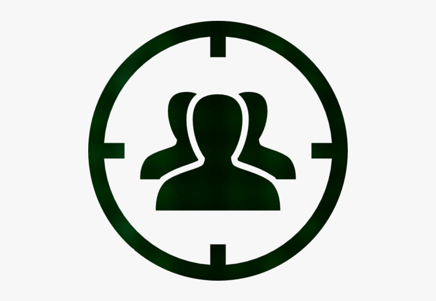 Audience Png Transparent Images - White Target Audience Icon, Png Download, Free Download
