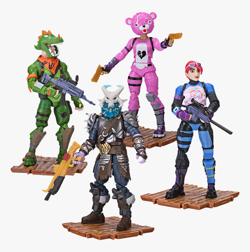 Fortnite Squad Mode 4 Figure Pack - Fortnite Squad Mode 4 Figure Pack Series 1, HD Png Download, Free Download