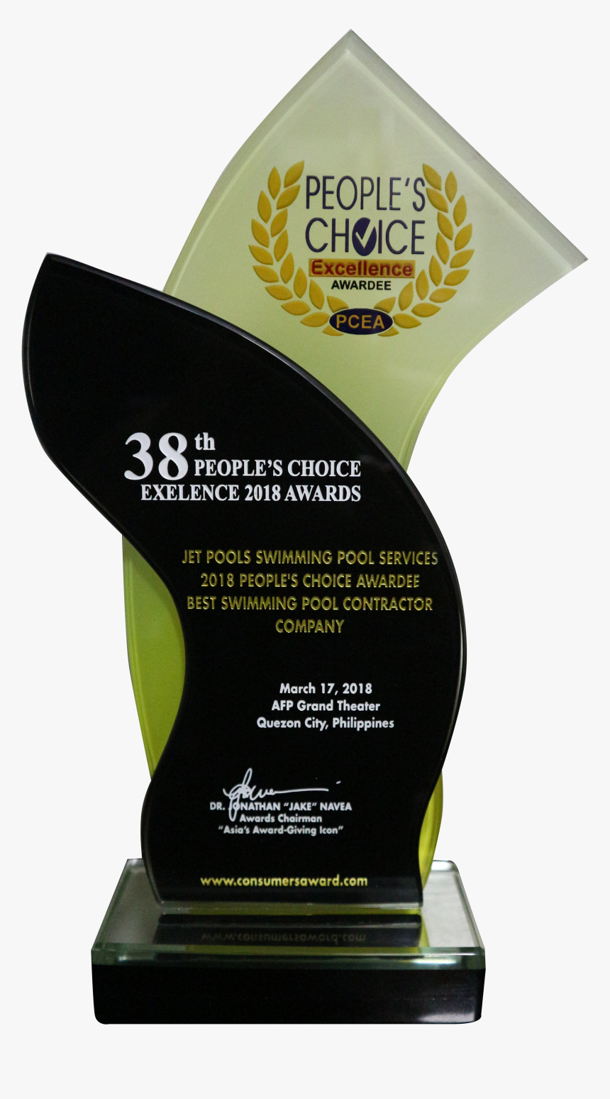 2018 People"s Choice Award - Trophy, HD Png Download, Free Download