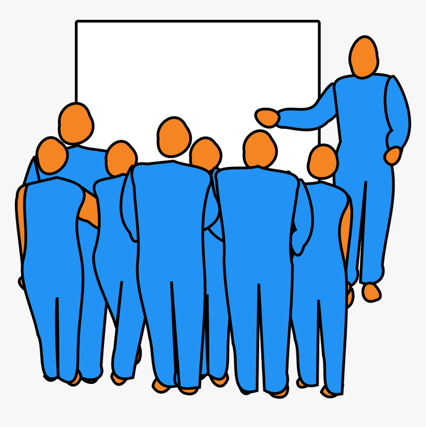 Standing,human Behavior,organization - Demonstration Clipart, HD Png Download, Free Download