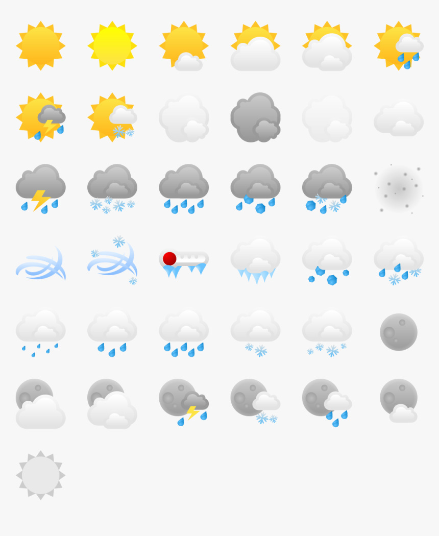 Msn Weather Icons - Msn Weather Icon, HD Png Download, Free Download