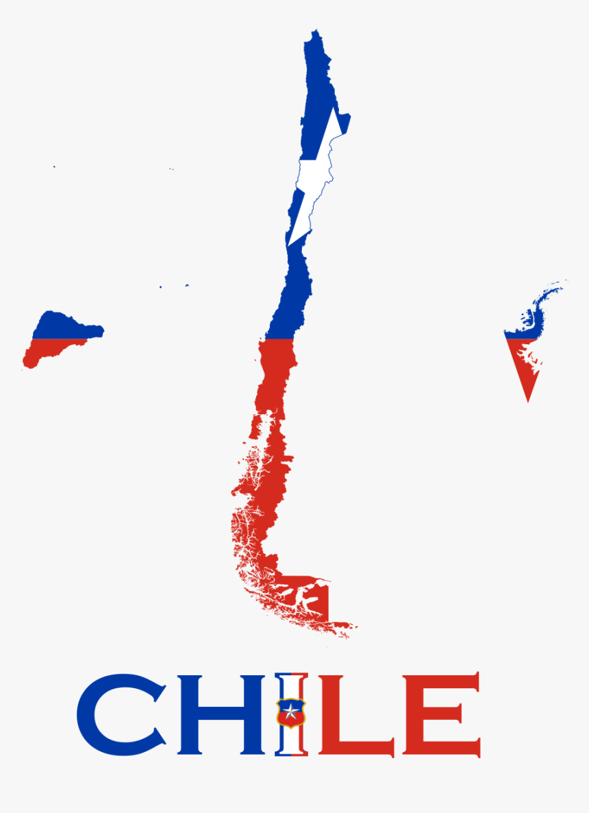 Transparent Bandera Chile Png - Chile Flag And Map, Png Download, Free Download