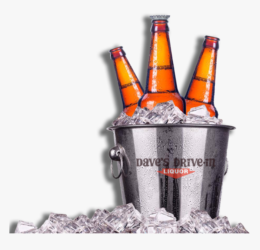 Beer In Ice Bucket, HD Png Download, Free Download