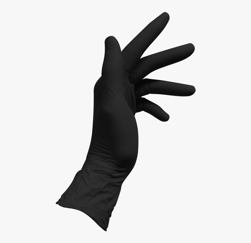 Transparent Gloves Black Graphic Transparent Stock - Black Gloves Transparent Background, HD Png Download, Free Download