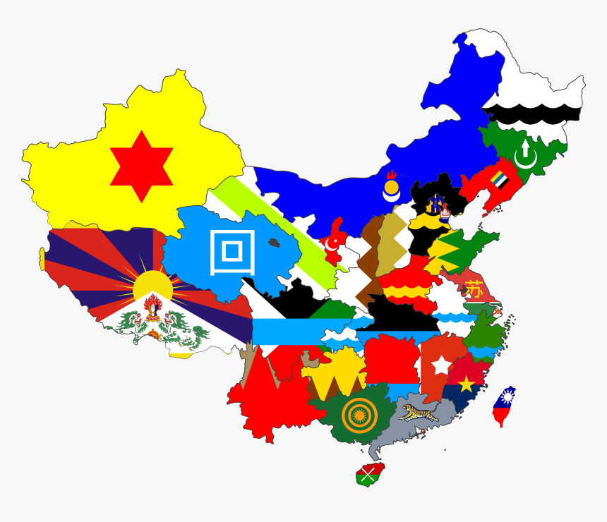 Flag Of China Maps, HD Png Download, Free Download
