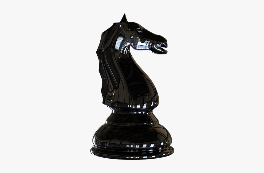 Chess Black Horse, Chess Pieces - Chess Pawn Horse, HD Png Download, Free Download