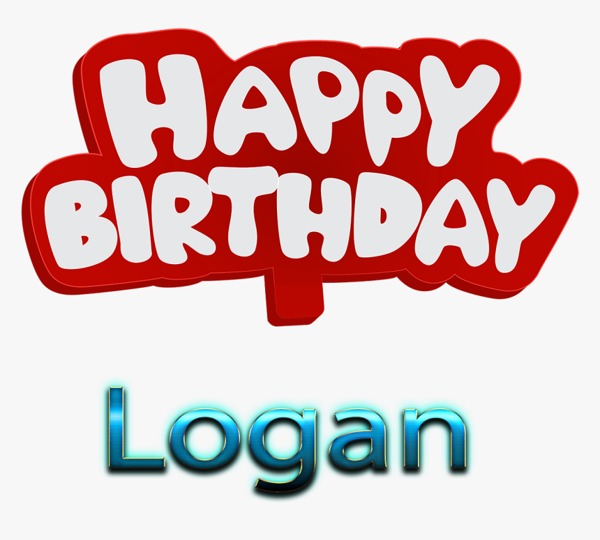 Logan Happy Birthday Vector Cake Name Png - Happy Birthday Anuj Cake Sporty, Transparent Png, Free Download