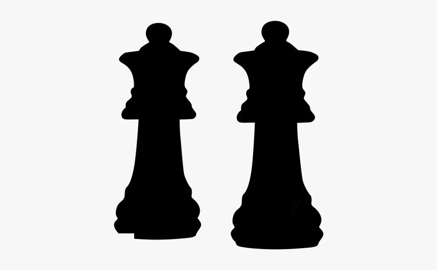 Queen Chess Piece Png Transparent Images - Silhouette, Png Download, Free Download