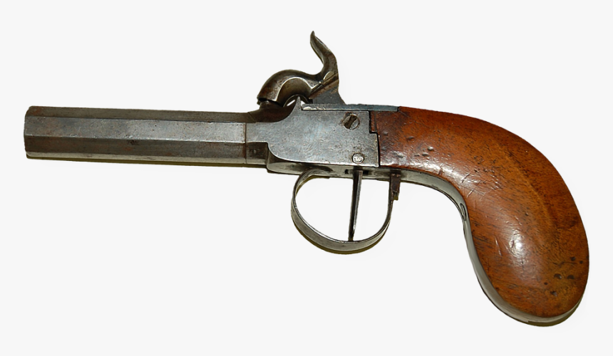 Gun, Duel, Weapons, Collection, Hobby, History, Trunk - Old Gun Png, Transparent Png, Free Download