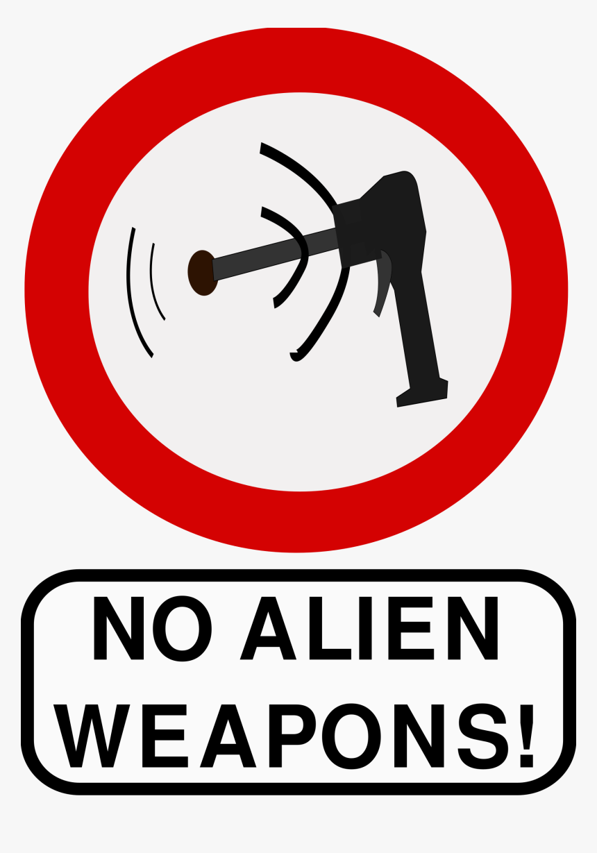 No Alien Weapons Clip Arts, HD Png Download, Free Download