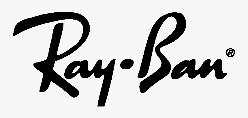 Ray Ban Logo Black, HD Png Download - kindpng