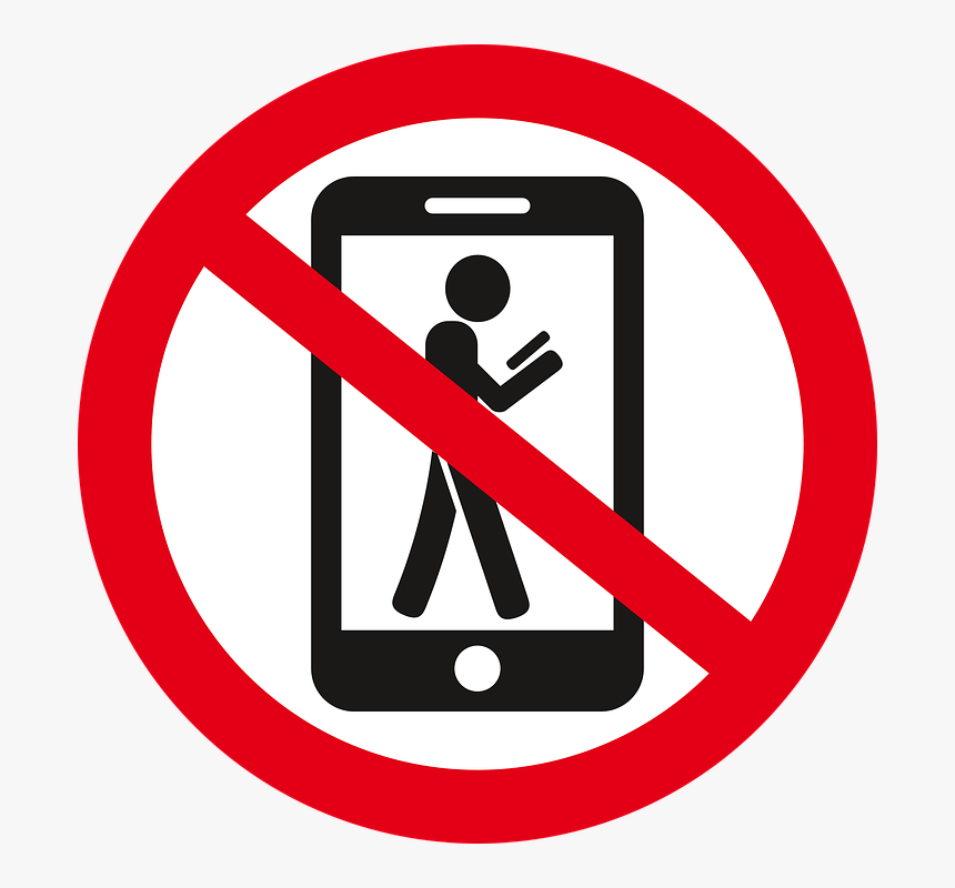 The Prohibition Of, The Ban On Phone Use - Road Signs No Motor Vehicles, HD Png Download, Free Download