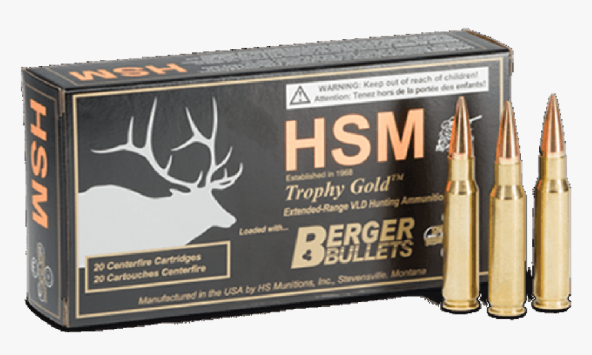 Hs Munitions, Inc - Berger 270 130 Gr Vld Hunting, HD Png Download, Free Download