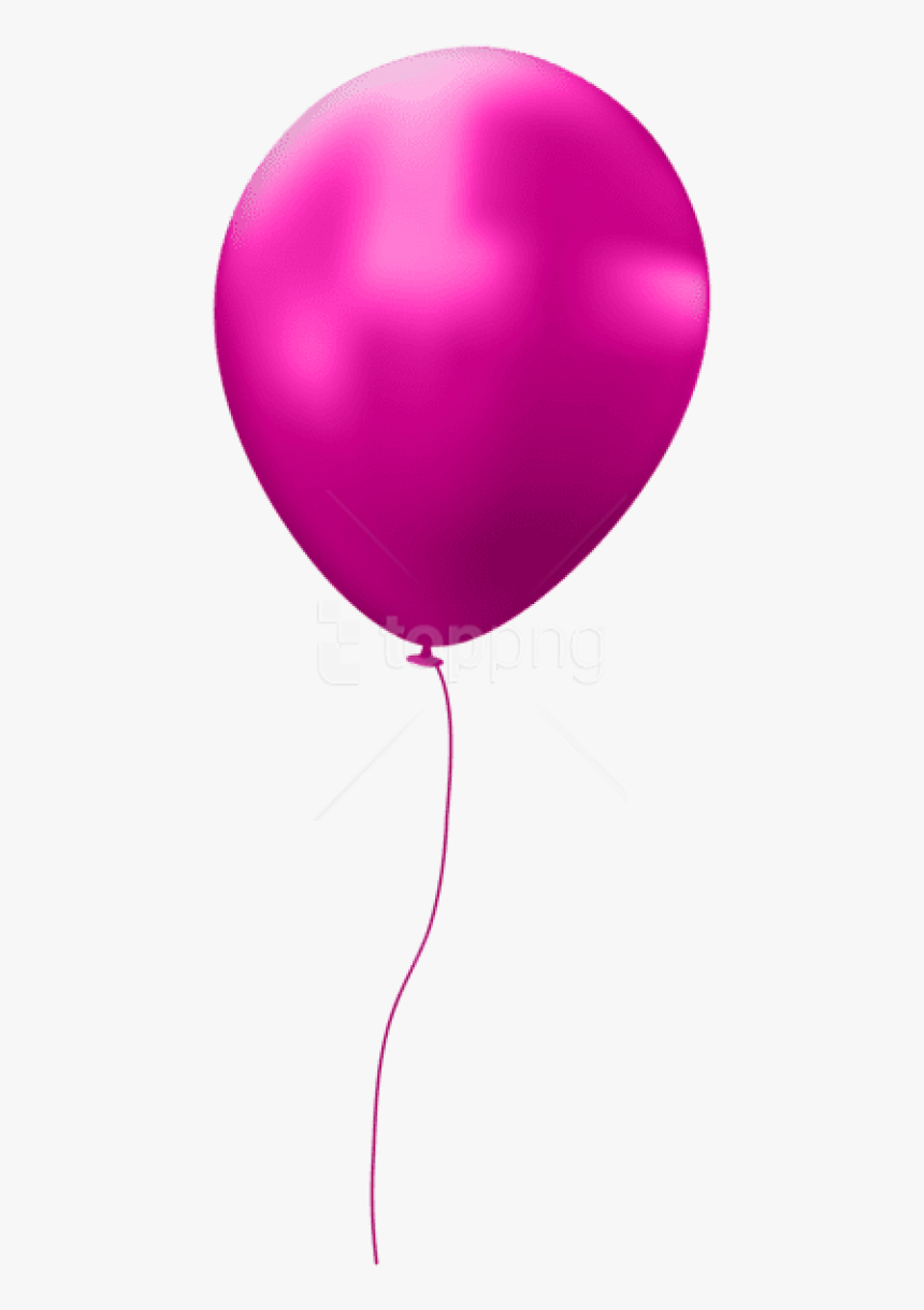 Supply,violet,clip Art,material Property,illustration - Single Balloons Transparent Background, HD Png Download, Free Download